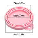 Portable Silicone Dog Cat Canned Lid 2-in-1Food Sealer Spoon Pet Food Cover Storage Fresh-keeping Lids Bowl Dog Accessories