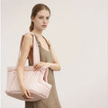 Pet Handbag Autumn and Winter Ultra-Light Quilted Cotton Pet Carrying Bag Single Shoulder Cat Outing Bag