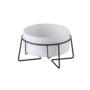Double Cat Food Water Bowls with Stand Ceramic Pet Feeding Accessories Cats Small Dogs Eat Drink Supplies Puppy Feeder Bowl