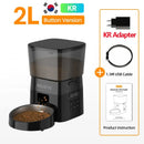 ROJECO Automatic Pet Feeder Button Version Auto Cat Food Dispenser Accessories Smart Control Pet Feeder For Cats Dog Dry Food