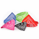 Adjustable Pet Bandana Collar, Polyester Knit Fabric Saliva Towel, Triangle Neckerchief for Small, Medium, Large Dogs & Cats