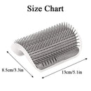 Cat Hair Rubbing Tool Corner Brush Hair Removal Comb Self-Play Itching Massage Brush Detachable Washable Non-Slip Cat Supplies
