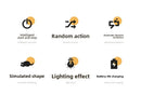 Automatic Sensing Moving Mouse Interactive Cat Toys Electronic Remote Squeaky Cat Toy For Kitten USB Rechargeable Pet Plush Toy
