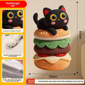 New5DIrregular-shaped cat scratching pad, cat scratching board, can be attached anywhere, suitable for sofas, furniture, walls,
