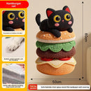 New5DIrregular-shaped cat scratching pad, cat scratching board, can be attached anywhere, suitable for sofas, furniture, walls,
