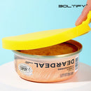 Portable Silicone Dog Cat Canned Lid 2-in-1Food Sealer Spoon Pet Food Cover Storage Fresh-keeping Lids Bowl Dog Accessories