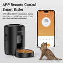 ROJECO Automatic Cat Feeder 2L Smart Dog Food Kibble Dispenser WiFi App Remote Control Timed Auto Pet Feeder For Puppy Kitten