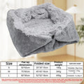 Folding Cat Car Nest Winter Warm Car Kennel Puppy House Anti-freezing Pet Fleece Thickened Platform Cage Kitten Mat  Pet Bed
