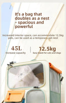 Cat bag out portable cat backpack pet trolley case backpack car riding artifact dog large-capacity suitcase