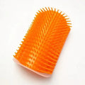 Cat Hair Rubbing Tool Corner Brush Hair Removal Comb Self-Play Itching Massage Brush Detachable Washable Non-Slip Cat Supplies