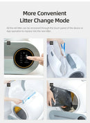 Smart Cat Litter Box Fully Automatic Large Capacity Cat Litter Box Semi-enclosed Smart Cat Toilet APP Remote Control