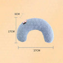 Hot Pet Sleeping Pillow Half Moon Pillow Cat Neck Protection Pillow Step on the Milk Deep Sleep U-shaped Pillow