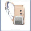 Portable Transparent Pet Backpack Foldable Outdoor Carrying Cats Bag Breathable Travel Bags for Kittens/Dogs Going Out Pets Bag