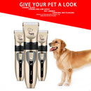 Dog Clipper Pet/Cat/Rabbit Hair Clippers Grooming Haircut Professional Trimmer Shaver Set Pets Cordless Rechargeable Promotions