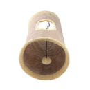 Foldable plush cat toy tunnel, playful cat tent, suitable for dogs and cats to play with