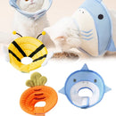 Cat Cone Collar Adjustable Soft Recovery Collar for Cats Prevent Licking Biting Comfort Feeding Dual Style Wear Suitable for Po