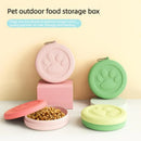New Pet Outdoor Portable Lightweight Leakproof Dog Food Bowl Snack Box Multifunctional Feeding Water Bowl for Dogs and Cats