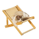 Pet Cat Bed Chair Home Use 4-speed Adjustable Wear-resistant Sisal Cat Scratching Board Foldable Breathable Pet Sofa Recliner