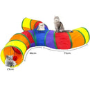 Cat Tunnel Tube Kitty Tunnel Bored Cat Pet Toys Peek Hole Toy Interactive for Indoor Cats Exercise Fun Reduce Anxiety Durable