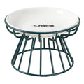 Pet Ceramic Bowl Nordic High Footed Ceramic Cat Food Bowl Snack Can Plate Anti Overturning Kitten Puppy Food Water Feeding Bowl