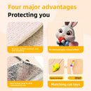 New5DIrregular-shaped cat scratching pad, cat scratching board, can be attached anywhere, suitable for sofas, furniture, walls,