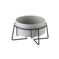 Double Cat Food Water Bowls with Stand Ceramic Pet Feeding Accessories Cats Small Dogs Eat Drink Supplies Puppy Feeder Bowl