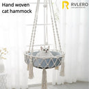 Winter Pet Hammock Hand Woven Cotton Rope Cat Swing Hanging Basket Indoor Pend Nest Kitten Supplies