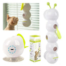 Smart Caterpillars Toy for Cat Interactive Caterpillars Cat Toy Cats Suction Cup Wiggles Worm Cat Toy with Tail for Indoor