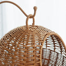 Cat Cage Household Small Family Cat Nest Hanging Basket Imitation Rattan Weaving Hanging Basket Desktop Snack Candy Fruit Basket