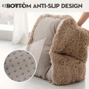 KEMORELA Luxury Thickened Long-Haired Cat Sofa for Large Cats Cozy Heightened Cushioned Pet Bed Durable Furniture for Home Decor