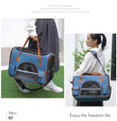 Dog Pet Carrier Bag Anti-Collapse Design Multiple Storage Pockets Cat Travel Handbag for Medium Cats, Puppy, Rabbits and Other S