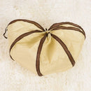 Fun Polyester+Steel Wire Cat Tunnel Tube Breathable Foldable Cat Nest Training Interactive Beige+Coffee Pet Fun Play Toy Cat
