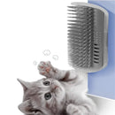 Cat Hair Rubbing Tool Corner Brush Hair Removal Comb Self-Play Itching Massage Brush Detachable Washable Non-Slip Cat Supplies