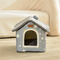 Foldable Cat/dog Pet Nest Detachable and Washable Cat House Dog House Indoor Cat Nest Suitable for Small and Medium-sized Pets