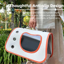 Portable Pet Carrier Bag for Small Dogs Cats Outdoor Foldable Cat Bag Breathable Cat Shoulder Bag Kitten Carrying Bag