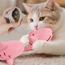 Cat Interactive Chew Toy Pet Food Leakage Simulated Fish Bite-resistant Kitten Toy Teeth Grinding Chewing Cat Toy Supplies