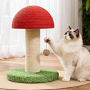 Cat Scratching Tree cute Mushroom Wear-resistant Scratching Column Kitten Climbing Frame Kitty Toys Household Cat Climbing Tower