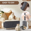 Self-Adhesive Cat Scratching Mat Trimmable Cat Carpet Cat Scratching Carpet Corner Wall Cat DIY Scratch Sofa Furniture Protector