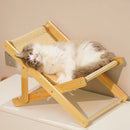Pet Cat Bed Chair Home Use 4-speed Adjustable Wear-resistant Sisal Cat Scratching Board Foldable Breathable Pet Sofa Recliner