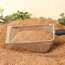 Durable Stainless Steel Litter Scooper - Ergonomic and Easy to Clean for Cats & Dogs, Heavy-Duty & Sleek Design