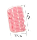Cat Hair Rubbing Tool Corner Brush Hair Removal Comb Self-Play Itching Massage Brush Detachable Washable Non-Slip Cat Supplies