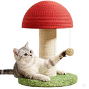 Cat Scratching Tree cute Mushroom Wear-resistant Scratching Column Kitten Climbing Frame Kitty Toys Household Cat Climbing Tower