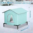 Winter Waterproof Stray Cat Dog Warm House Outdoor Warm Pet Cave Sleeping Beds Home Foldable Washable For Dog Puppy Supplies