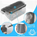 Cat Hair Rubbing Tool Corner Brush Hair Removal Comb Self-Play Itching Massage Brush Detachable Washable Non-Slip Cat Supplies