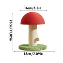 Cat Scratching Tree cute Mushroom Wear-resistant Scratching Column Kitten Climbing Frame Kitty Toys Household Cat Climbing Tower