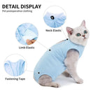 New Anti-licking Cat Weaning Suit Jumpsuit Vest Kitten Recovery Clothes After Surgery Clothing Cat Sterilization Suit For Pet