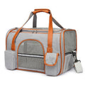 Dog Pet Carrier Bag Anti-Collapse Design Multiple Storage Pockets Cat Travel Handbag for Medium Cats, Puppy, Rabbits and Other S