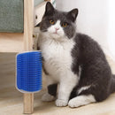 Cat Hair Rubbing Tool Corner Brush Hair Removal Comb Self-Play Itching Massage Brush Detachable Washable Non-Slip Cat Supplies