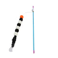 Funny Kitten Cat Teaser Interactive Toy Rod with Bell and Feather Toys for Cats Teaser Interactive Toy Rod Pet Cats Toys Stick