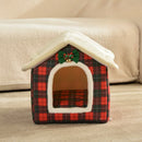 Foldable Cat/dog Pet Nest Detachable and Washable Cat House Dog House Indoor Cat Nest Suitable for Small and Medium-sized Pets